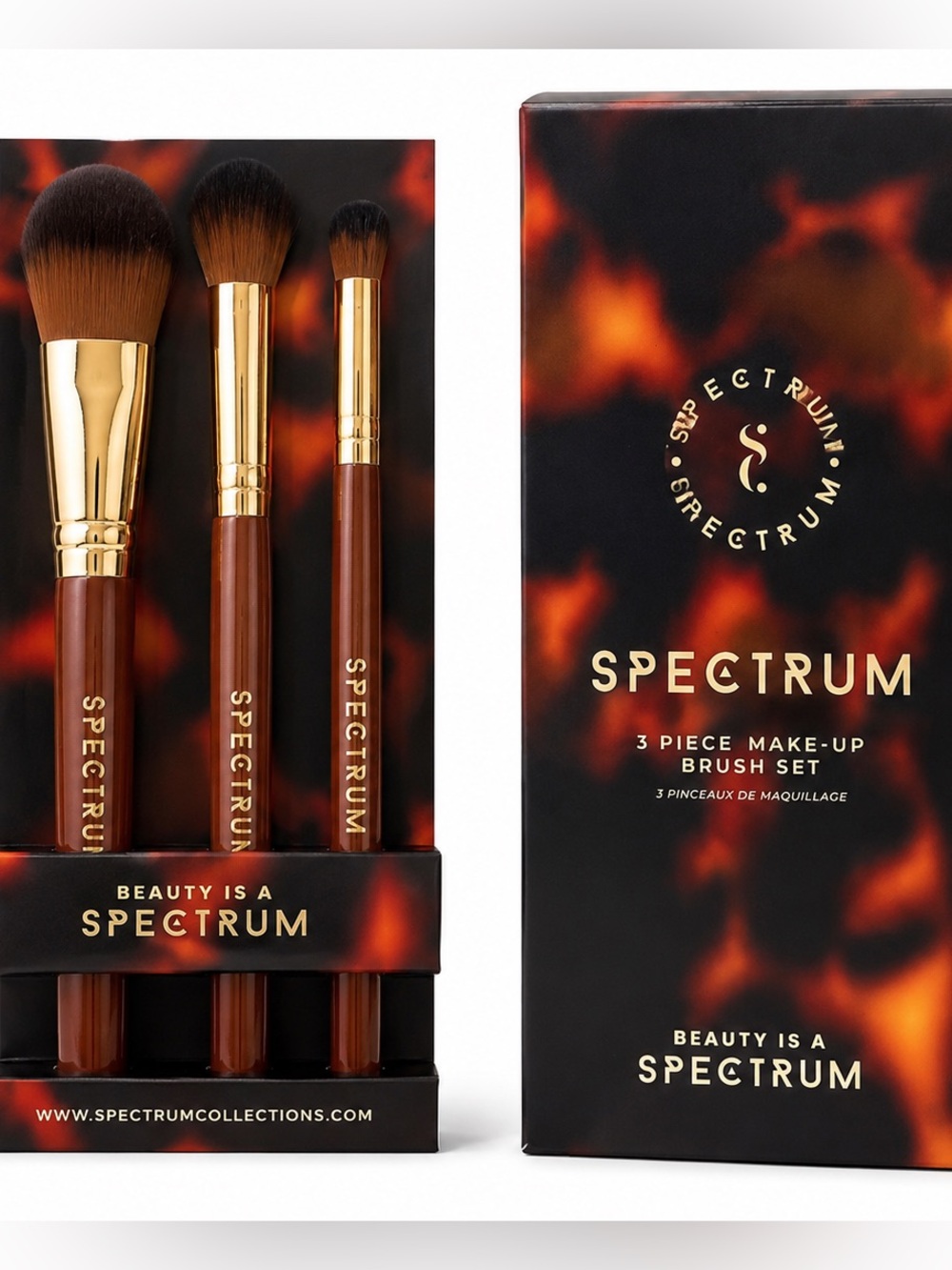 Spectrum 3 Piece Make-Up Brush Set - BNIB